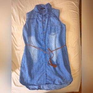 Blue soft jean dress